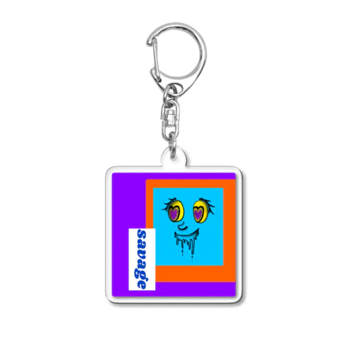 savage Acrylic Key Chain