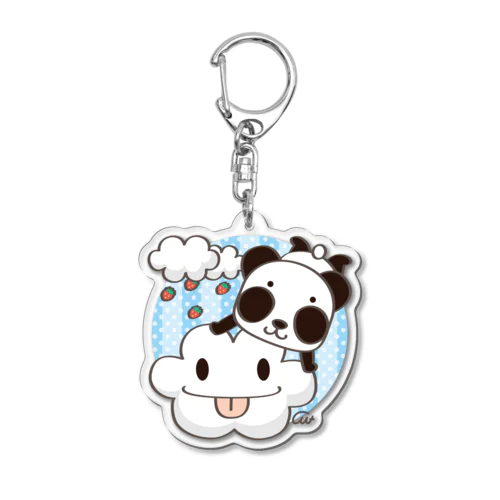 ズレちゃんとくもちゃん Acrylic Key Chain