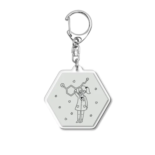 st drop lab. セロトニン Acrylic Key Chain