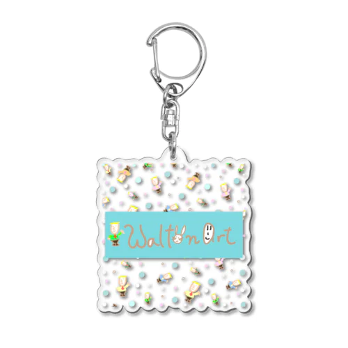 Walton art dot Acrylic Key Chain