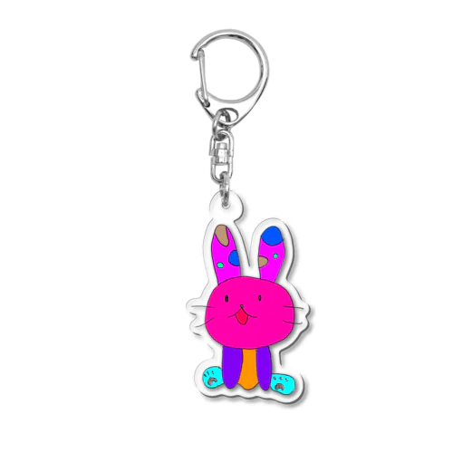 ラビビット(ダイカット) Acrylic Key Chain