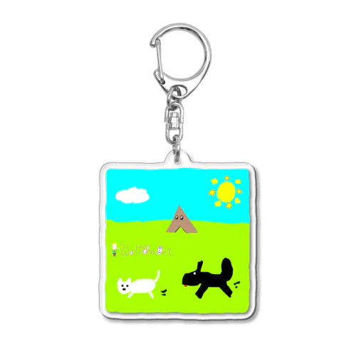 camp キャンプ Acrylic Key Chain