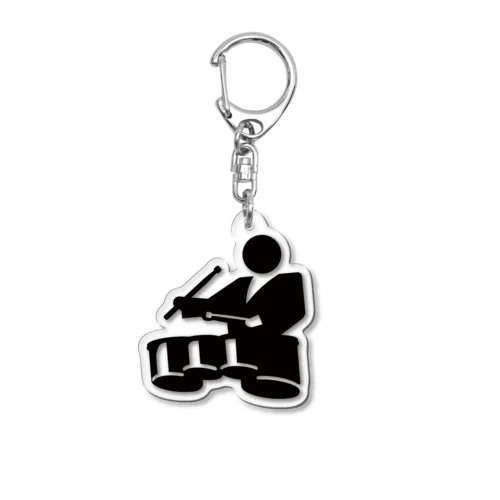 マーチングマルチタム演奏ピクトさん Acrylic Key Chain