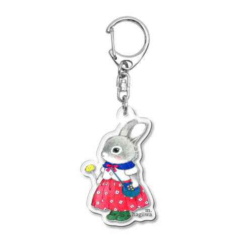 アクキー　赤いスカート Acrylic Key Chain