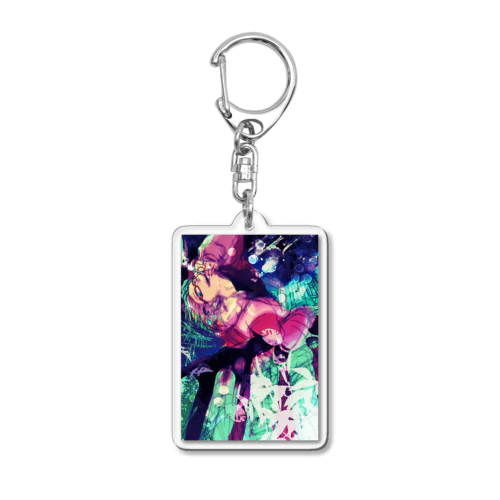 彩度高め男子 Acrylic Key Chain