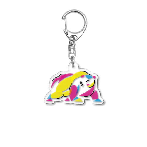 CMYホッキョクグマ Acrylic Key Chain