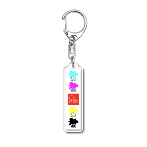 A-Linefig'z CMYK アクリルキーホルダー