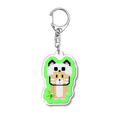 sakana rider パンダちゃん変装ネコ隊員 Acrylic Key Chain