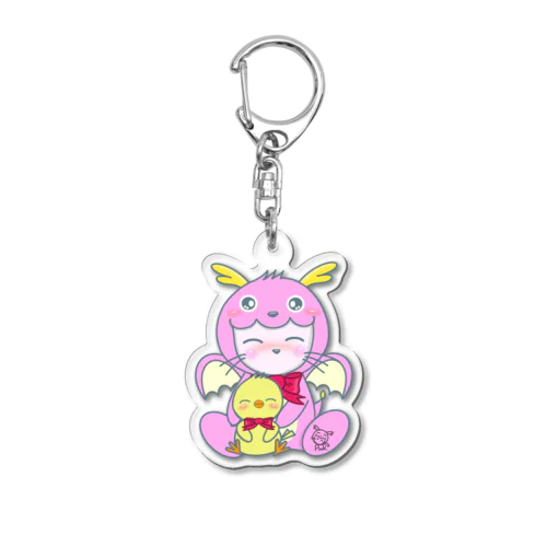 どらごんにゃシリーズ Acrylic Key Chain