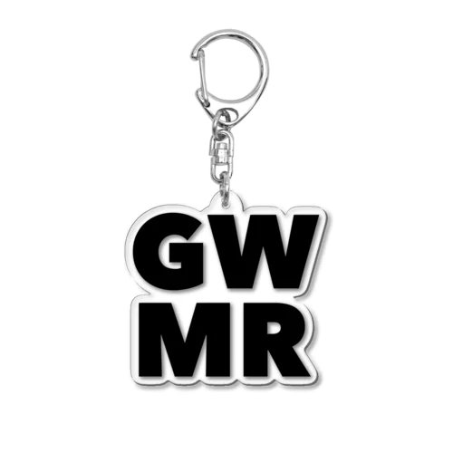 GWMR ロゴ アクリルキーホルダー Acrylic Key Chain