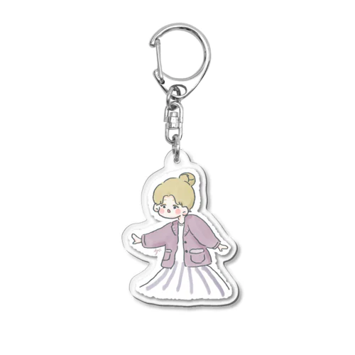 おだんごガール Acrylic Key Chain