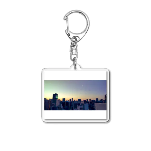 遅めの夕暮れ Acrylic Key Chain