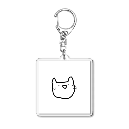 お布団ねこちゃん Acrylic Key Chain