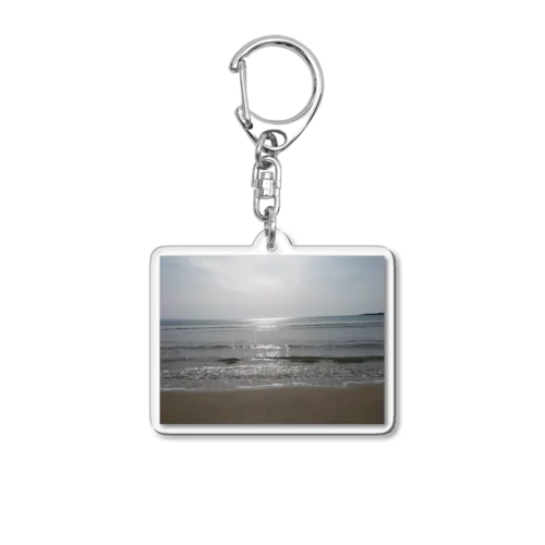 空と日本海 Acrylic Key Chain