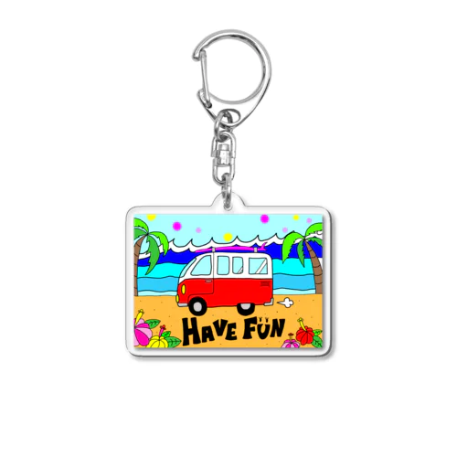 HAVE FUN Acrylic Key Chain