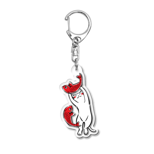 和猫 Acrylic Key Chain