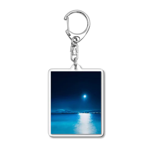 月夜 Acrylic Key Chain