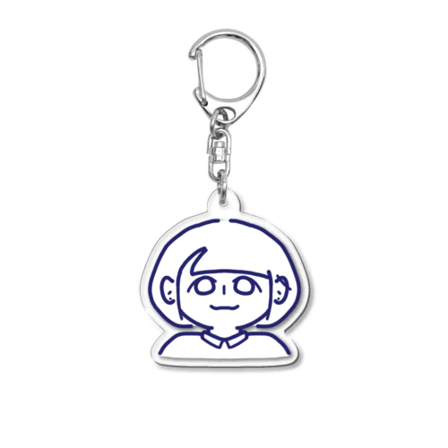 おんほ〰︎の顔面 Acrylic Key Chain