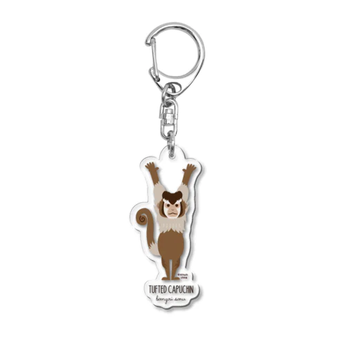 フサオマキザル Acrylic Key Chain