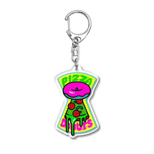 ピザドーナツ Acrylic Key Chain