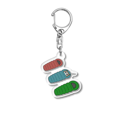 寝ぶくろう Acrylic Key Chain