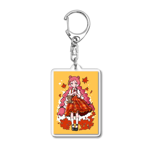 秋なクマ娘ちゃん Acrylic Key Chain