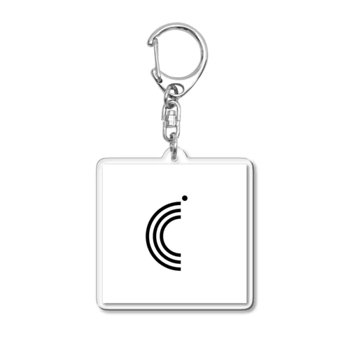 ORCA White logo Acrylic Key Chain