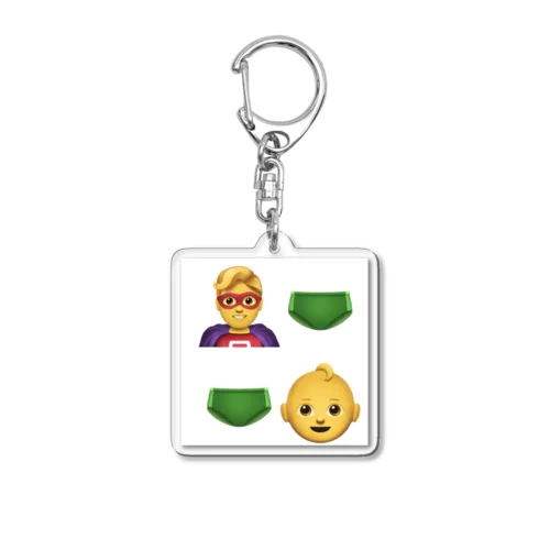 スーパーパンティパンティジュニアキーホルダー Acrylic Key Chain