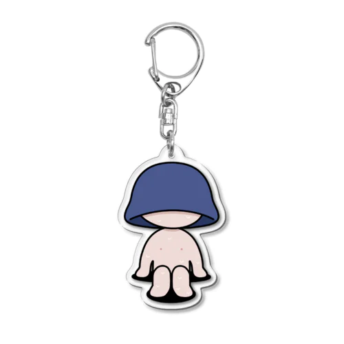 サウナのしせい ノーマルちゃん Acrylic Key Chain