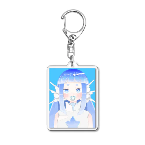 水ちゃんの証明写真風 Acrylic Key Chain