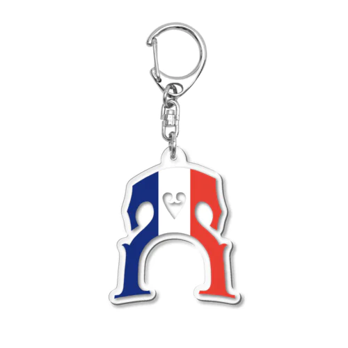 French駒 Acrylic Key Chain