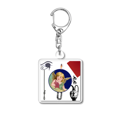 angel dreams Acrylic Key Chain