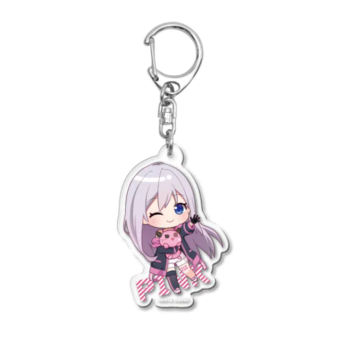 ぴんく（ウインク） Acrylic Key Chain