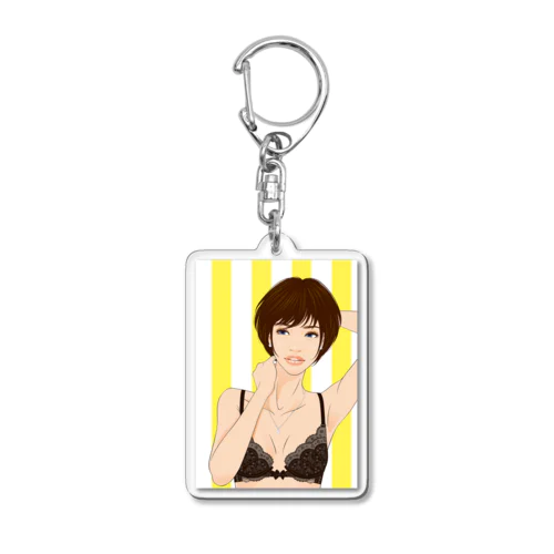 Girls In Black (B-UP) Acrylic Key Chain