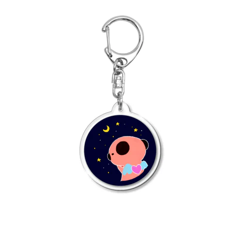 祈り犬かなえの星に願いを Acrylic Key Chain