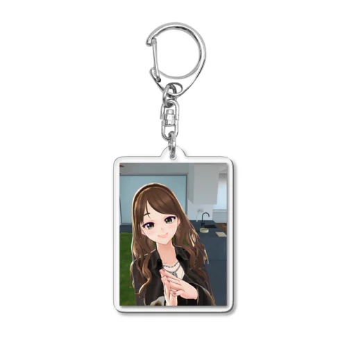 黒うさぎのRINちゃん Acrylic Key Chain