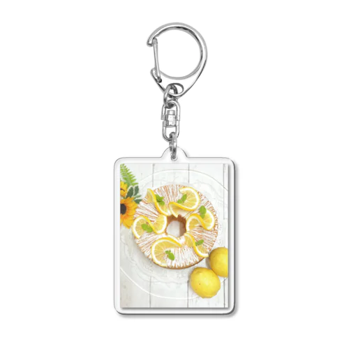 レモンシフォンケーキ Acrylic Key Chain