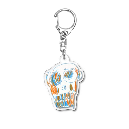 戸惑いの表情かもしれない Acrylic Key Chain