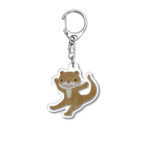 調子乗ってるカワウソ Acrylic Key Chain