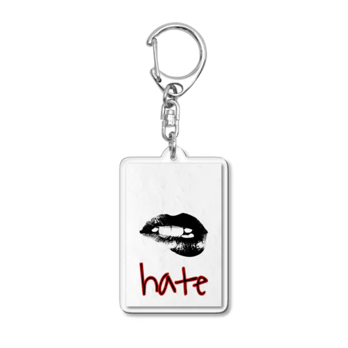 hate ヘイト Acrylic Key Chain