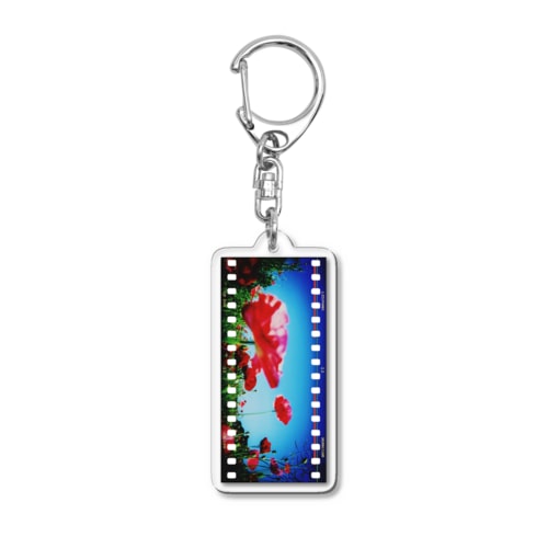 地球に咲く花 Acrylic Key Chain