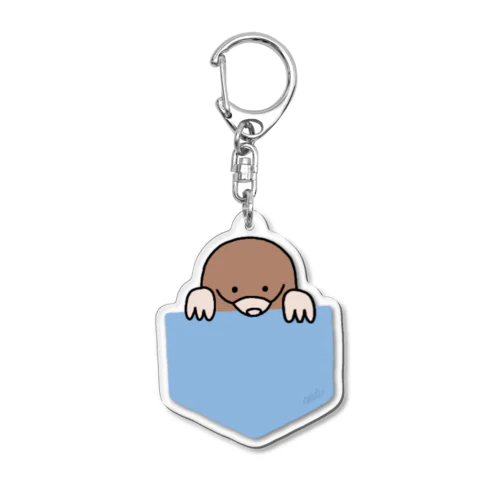 ぽけっとモグラ Acrylic Key Chain