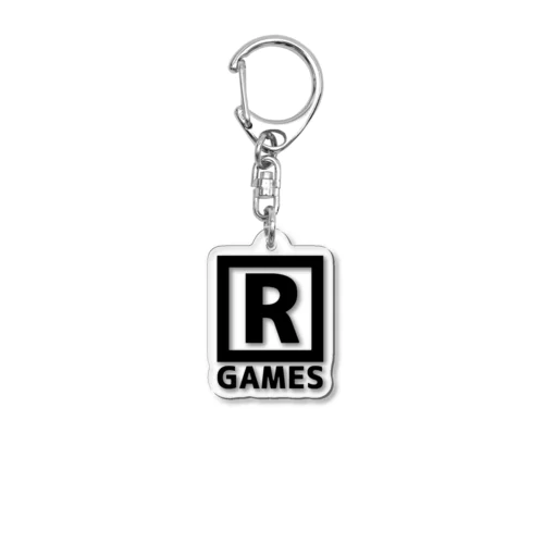 R-GAMESの初代ロゴ Acrylic Key Chain