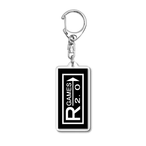 R-GAMESの2代目ロゴ Acrylic Key Chain