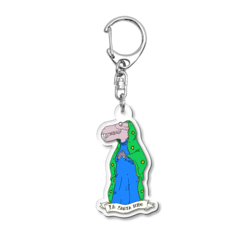 La Santa Hipo Acrylic Key Chain