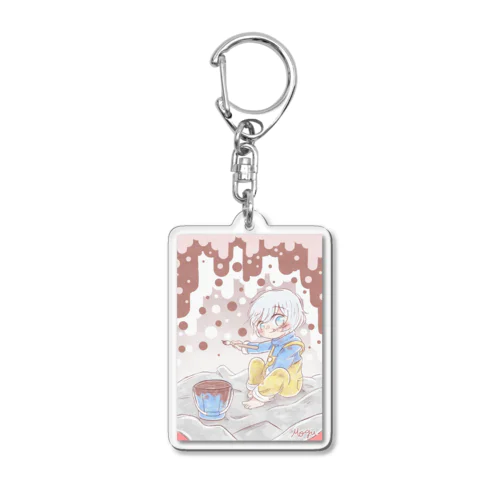 かみさまのバレンタインデーなアクリルキー Acrylic Key Chain