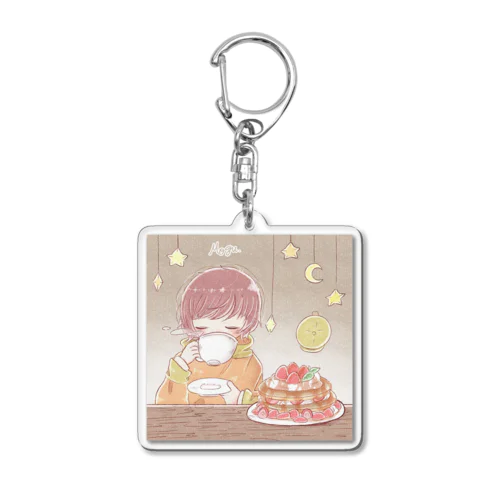 ホットチョコレートなアクリルキー Acrylic Key Chain