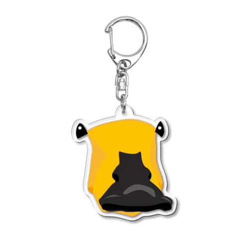 オオハクチョウの顔 Acrylic Key Chain