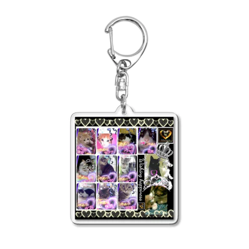 🎀2/22は『猫の日』と『夫婦の日』の記念品です🐱🐈✨ Acrylic Key Chain