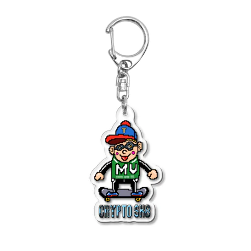 スケボー男子 Acrylic Key Chain